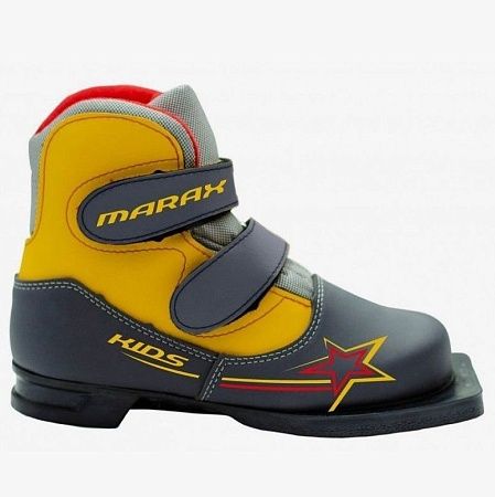 Ботинки лыжные МХ- Kids серо-желтый р.36 NEW