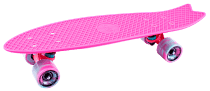 картинка Скейтборд пластиковый Fishboard 23 pink 1/4 TLS-406 от магазина