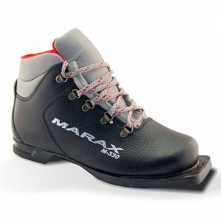 картинка Ботинки лыжные МХ 330 кожа черный NEW р. 41 от магазина