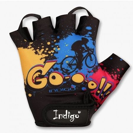 картинка Перчатки Вело INDIGO GO детские 2XS IN180 от магазина