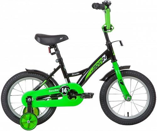 картинка Велосипед Nova Track 14" STRIKE, черно-зеленый (139627) от магазина
