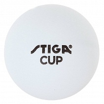 картинка Мяч для наст. тенниса Stiga Cup  ABS,1110-2510-06, д.40+мм, пласт.бел. (1ШТ), от магазина