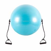 картинка Мяч гимнастический BF-GBE01AB 55см. (лазурный) с эспандером, от магазина