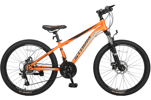 картинка Велосипед Tech Team Storm 24", 13" оранжевый от магазина