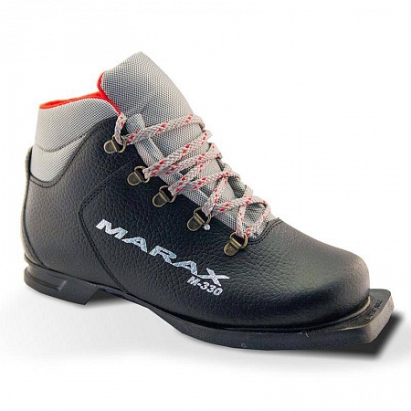 картинка Ботинки лыжные МХ 330 кожа черный NEW р. 34 от магазина