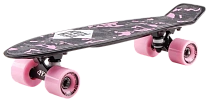 Скейтборд пластиковый Kiwi 22 black/pink TSL-401P