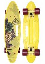 картинка Скейтборд пластиковый Fishboard23 print mini yellow 1/6 TLS-409 от магазина