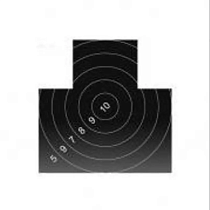 Мишень Remington №4 спортивная 500х500 черная 00157480